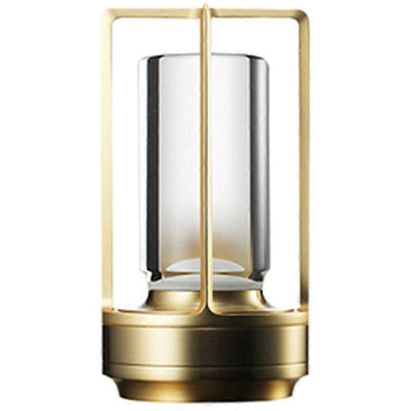 Crystal Lamp Bedside Table Bedroom Led Touch Table Lamp Gold