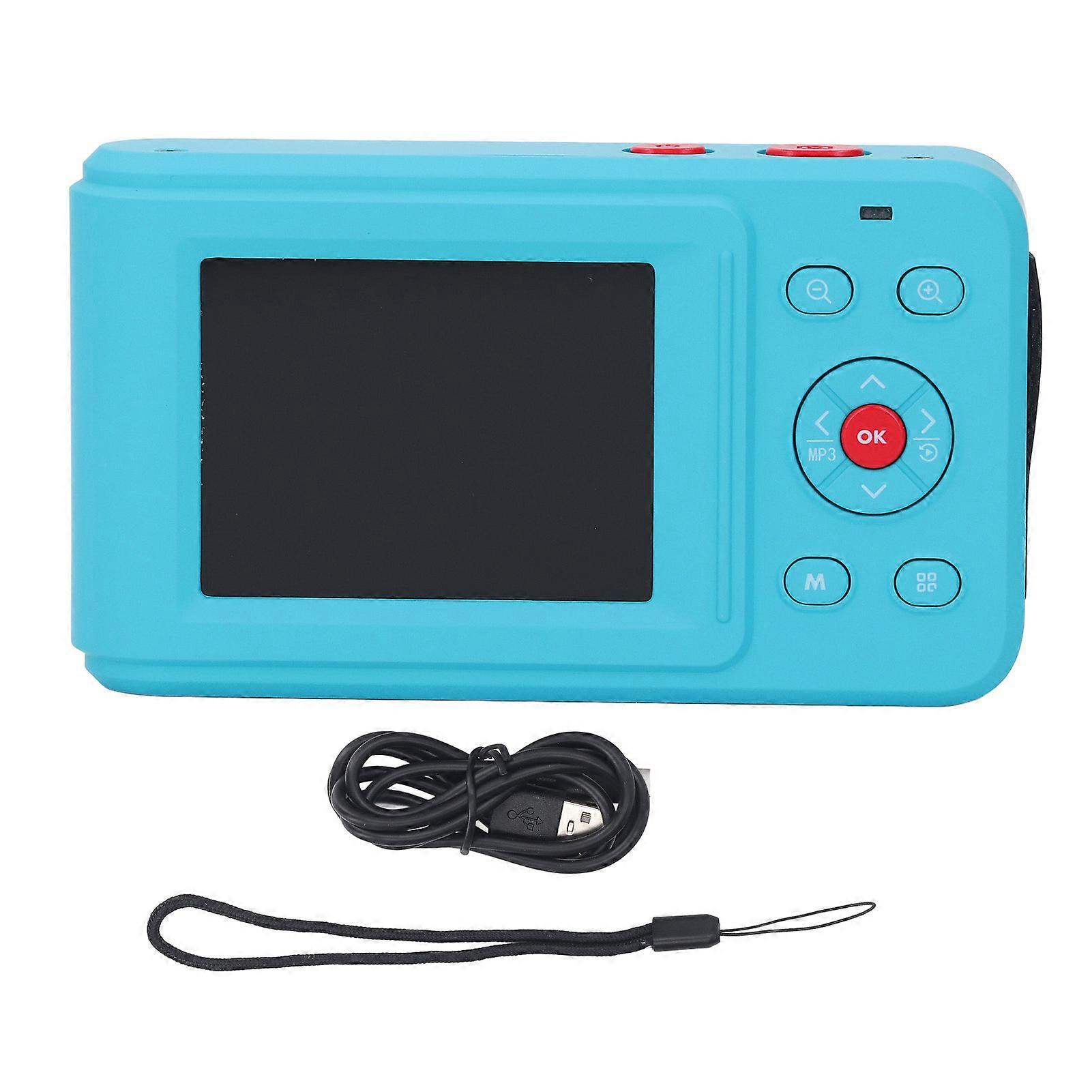 Compact 2.5K Digital Camera 72MP with 16x Zoom, Dual Screens, and Auto Focus for Selfies
