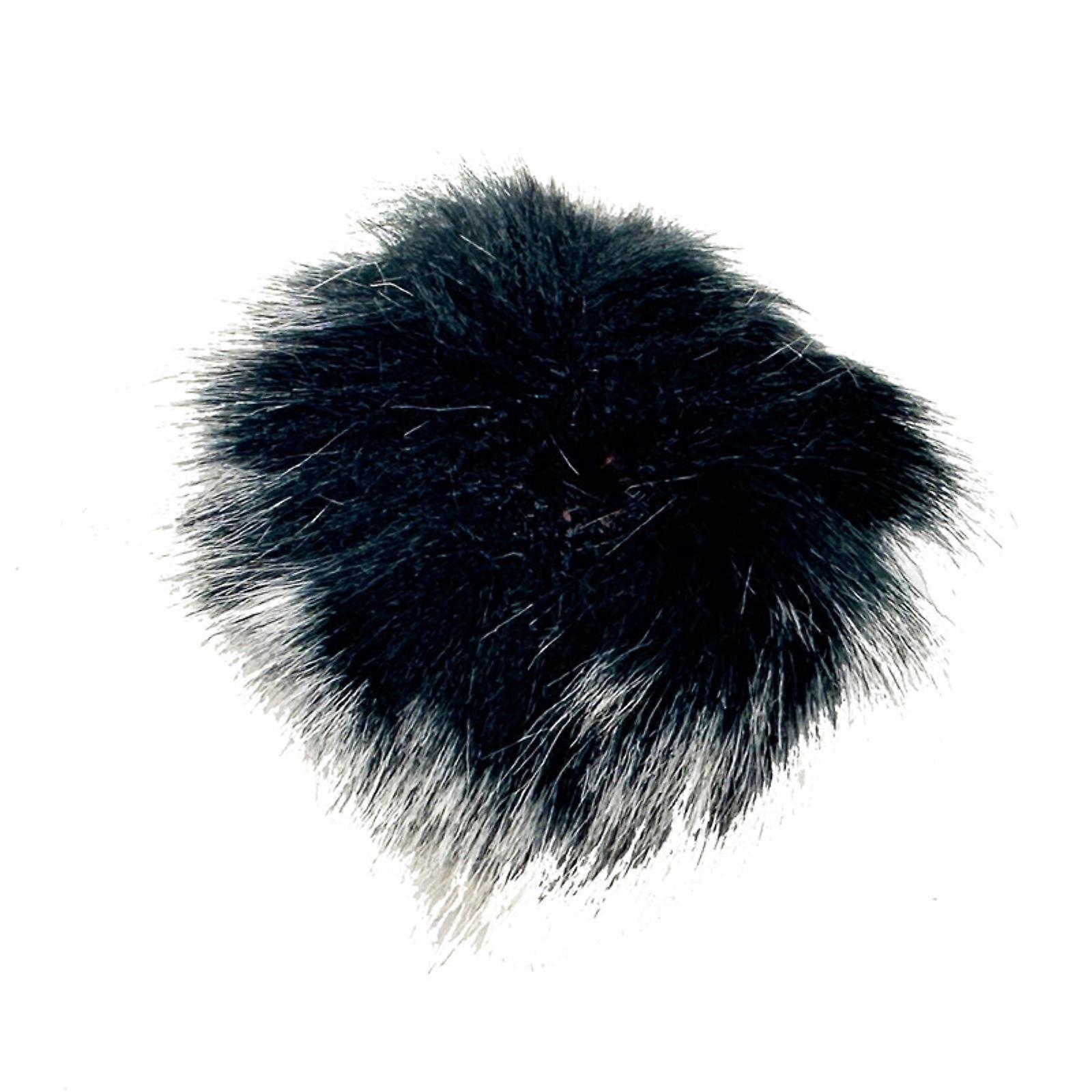 ZJ002MR Furry Windscreen Soft Furry Lapel Mic Microphone Cover for Wind Reduction in Challenging Environment
