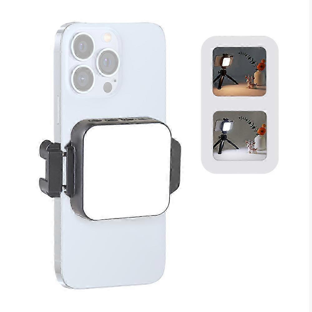 Bi-Color LED Vlog Light 66 Beads CRI95 2500K-8500K Mini Photography Lamp