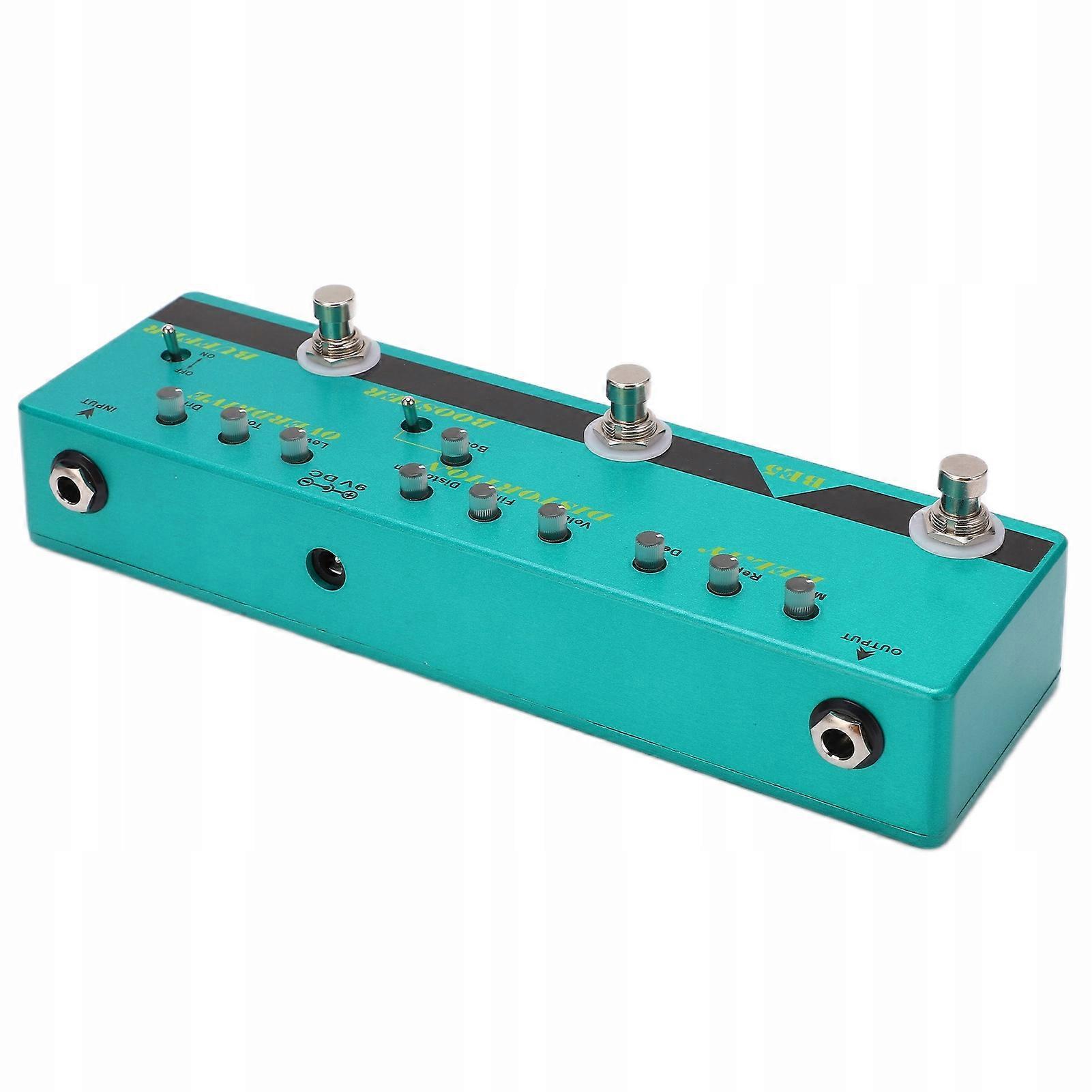 Kytarový pedál 5 v 1 Multi Effect Metal Buffer
