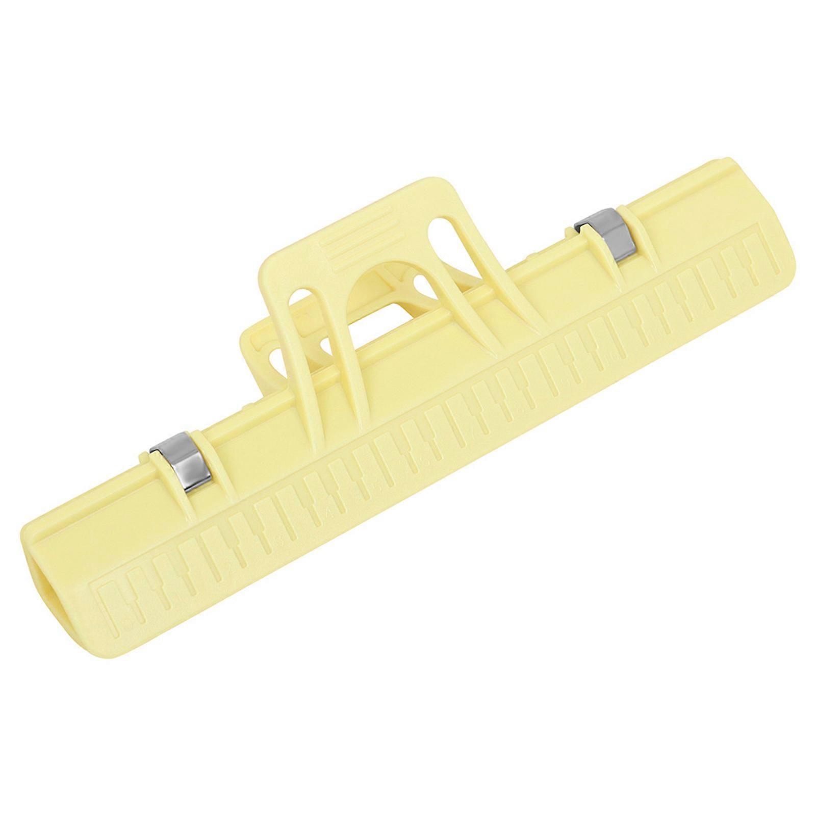 ملون موسيقى بلاستيكية صفحة ملاحظة كليب البيانو حامل الموسيقى نتيجة ثابت كليب الغيتار الكمان عازف البيانو مقاطع الربيع الأصفر