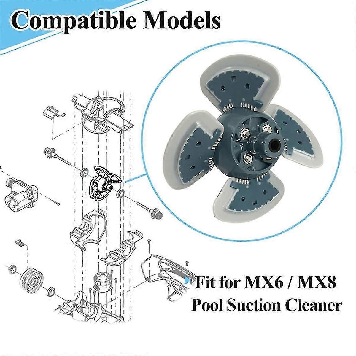 Cleaner Engine Replacement Part Compatible MX6/MX8 Pool Suction Cleaner-cheng du