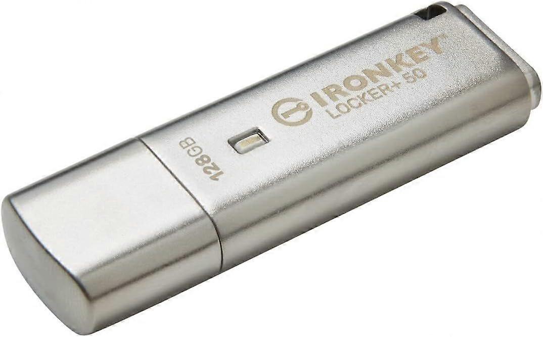 Ironkey Locker+ 50 Clé USB cryptée de 128 Go | USB 3.2 de 1re génération | XTS-AES