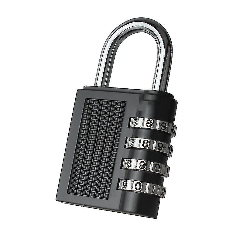4 Digit Combination Shackle Padlock Waterproof Security Lock For Gym School Locker