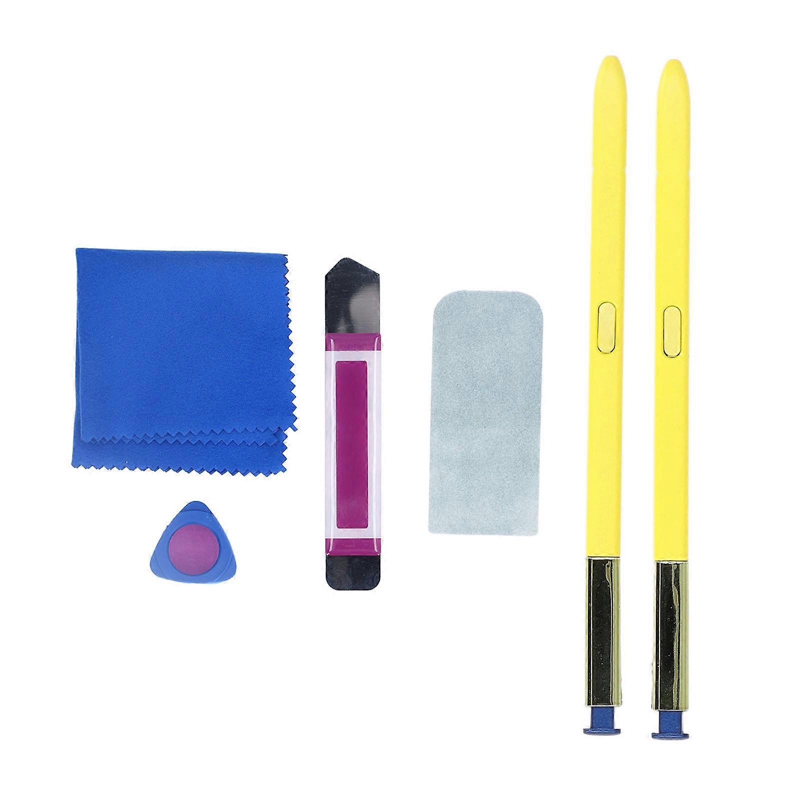 2pcs Stylus Pen Replacement for Galaxy Note 9 Precise Touch Control Responsive Mobile Phone Stylus Touch Screen Pens Yellow