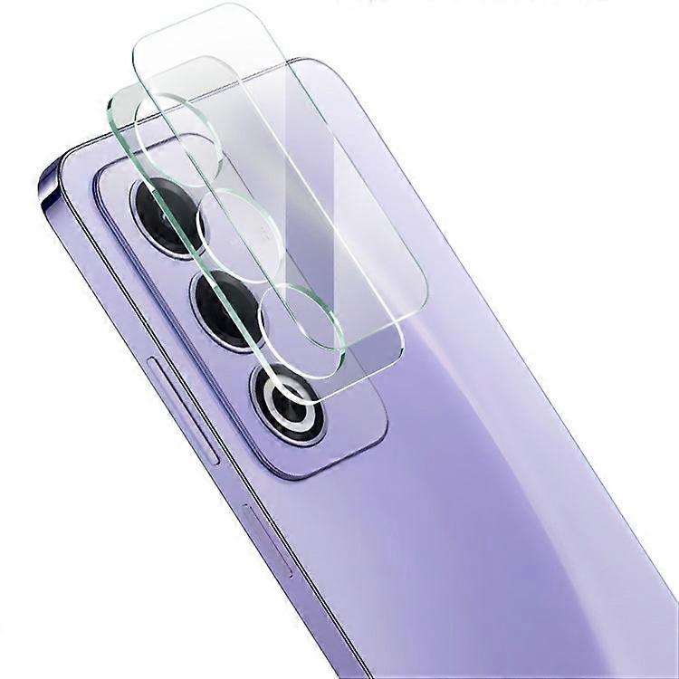 IMAK Compatible For Oppo A3 Pro (India) 5G Tempered Glass Camera Lens Protector + Acrylic Lens Cap