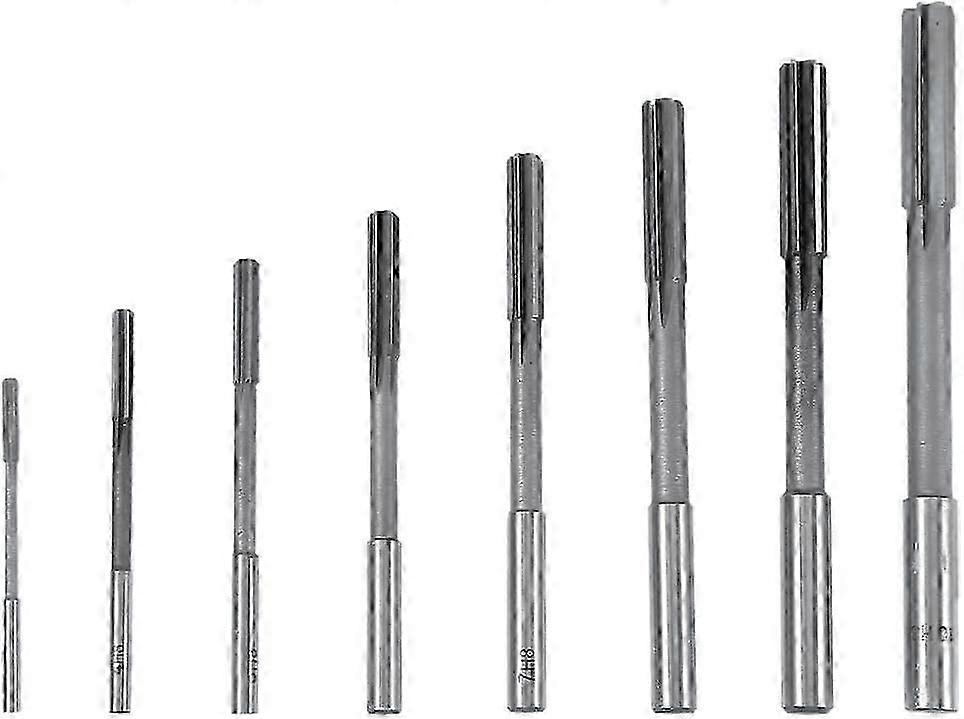 8Pcs Straight Cutter Round Shank Cutting Tools Hole Drilling 3/4/5/6/7/8/9/10Mm
