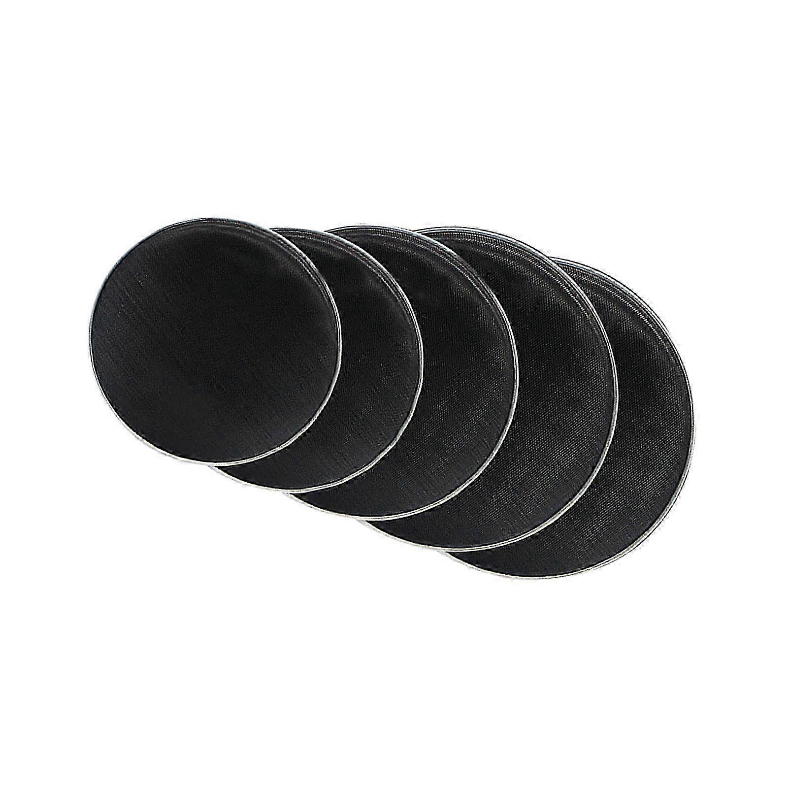 (10 12 14 14 18In) 5x Drum Silent Mute Drum Pad Double Sided Silent Drum Pad For Drum Players 10 12 14 16 22in