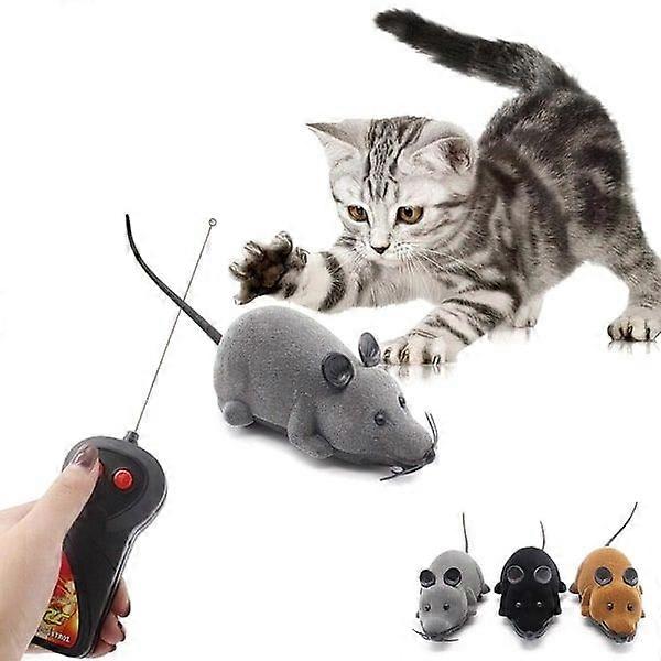 Radio Controlled Mouse/Cat Toy - Toy for Cat gray