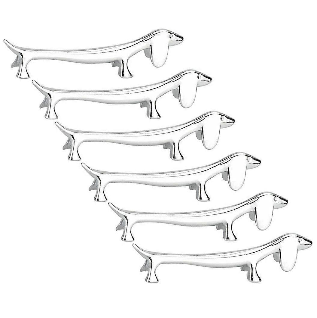 筷子架6支装不锈钢筷子勺叉架筷凳（银色）