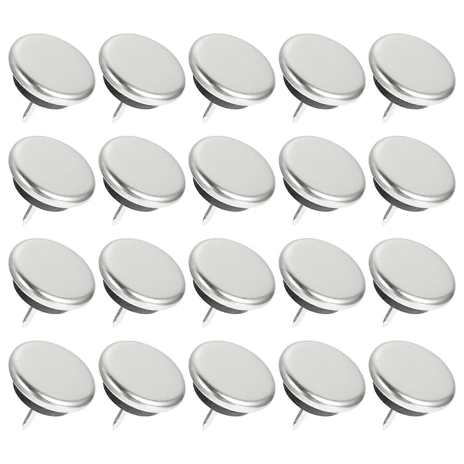 Furniture Sliders for Home Use Silver of 20 Protect Floors and Chair Legs