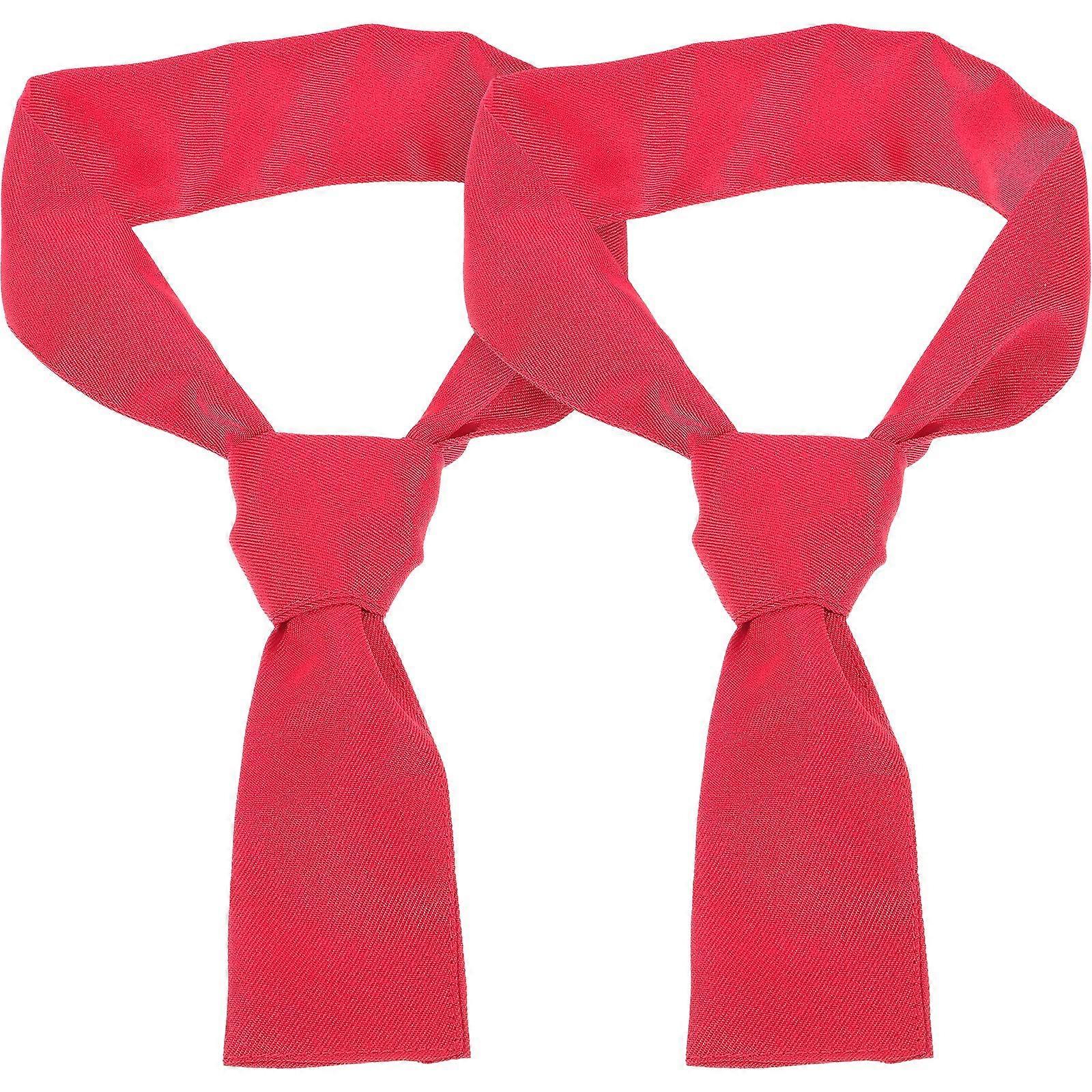 2Pcs Chef Neckerchief Comfortable Chef Working Neckerchief Washable Chef Neckerchief Baker Neckerchief