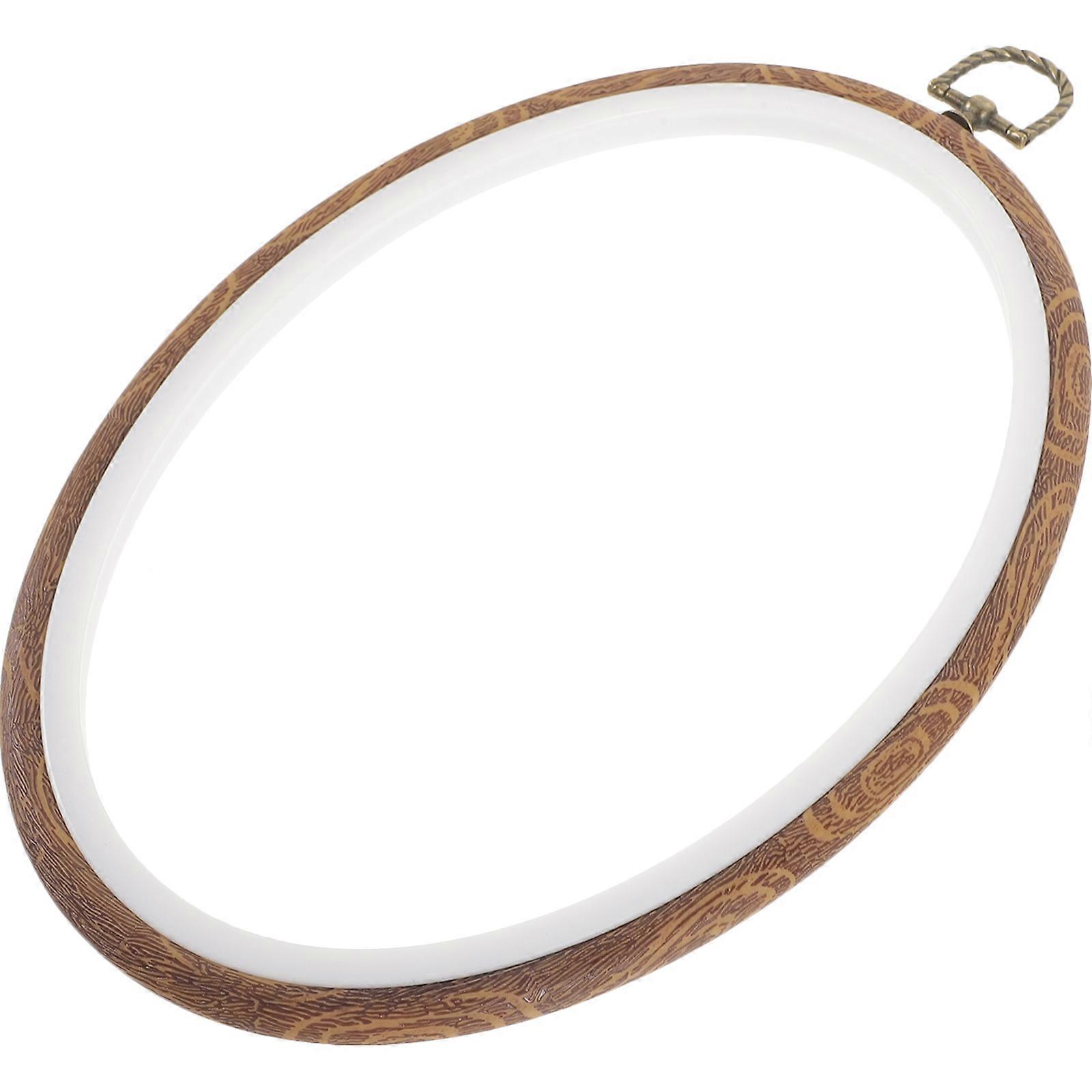 Craft Sewing Hoops Reusable Embroidery Frame for Hand Embroidery Beginners Intermediate Users 27.5x17.5cm 1Pcs