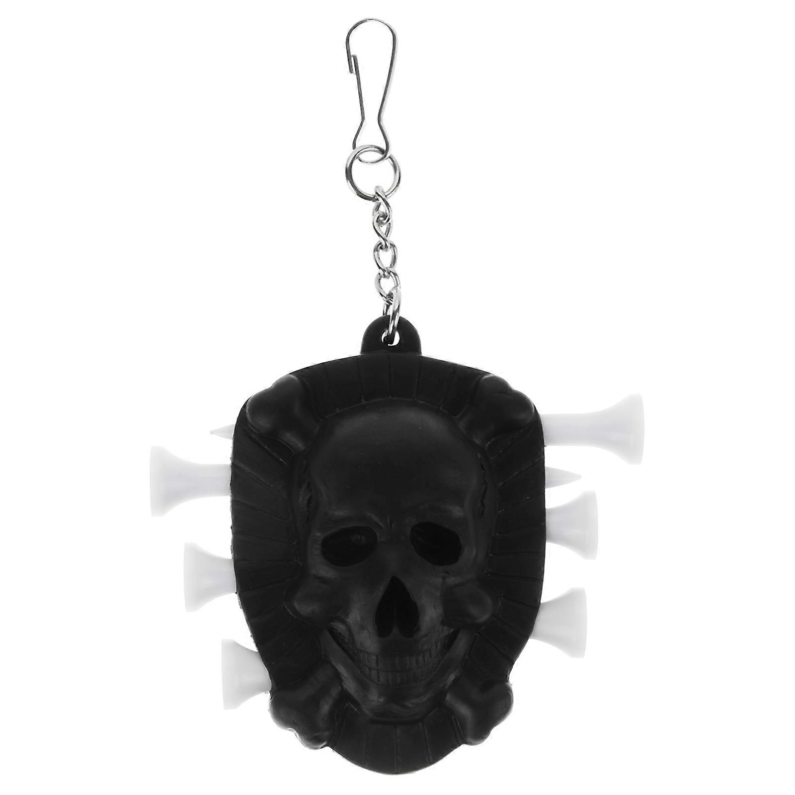 Golf Tee Holder For Bag Golf Tee Carrier For Golfers Golfing 13.00X8.00X1.50CM Black Color Hanging 1 Set