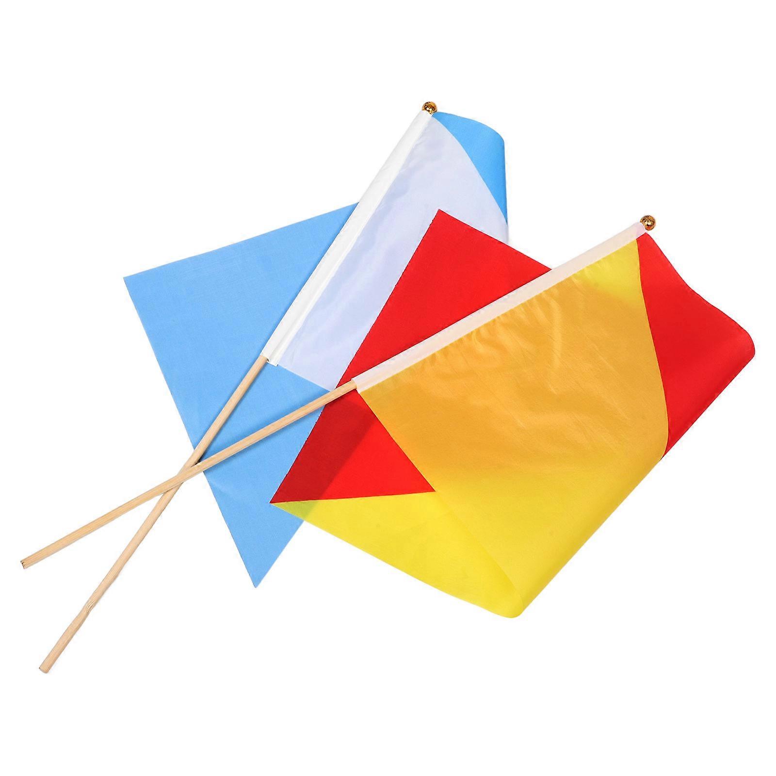 Professional Design Signal Flags Safety for Event Organizers Sports Teams 2Pcs