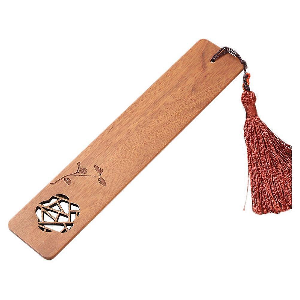 Bamboo Craft Bookmark Chinese Style DIY Craft Projects Brown 1Set