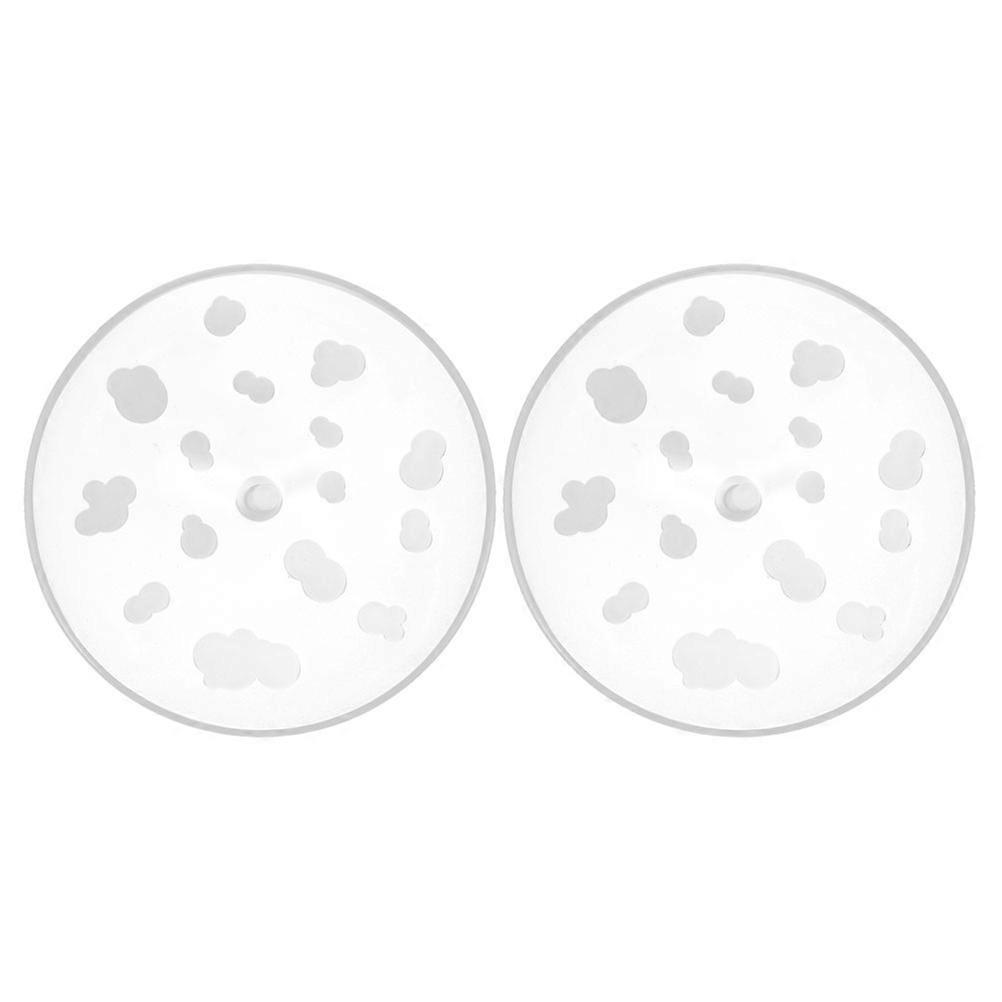 Transparent Popcorn Bowls Lid Universal Fit 2Pcs