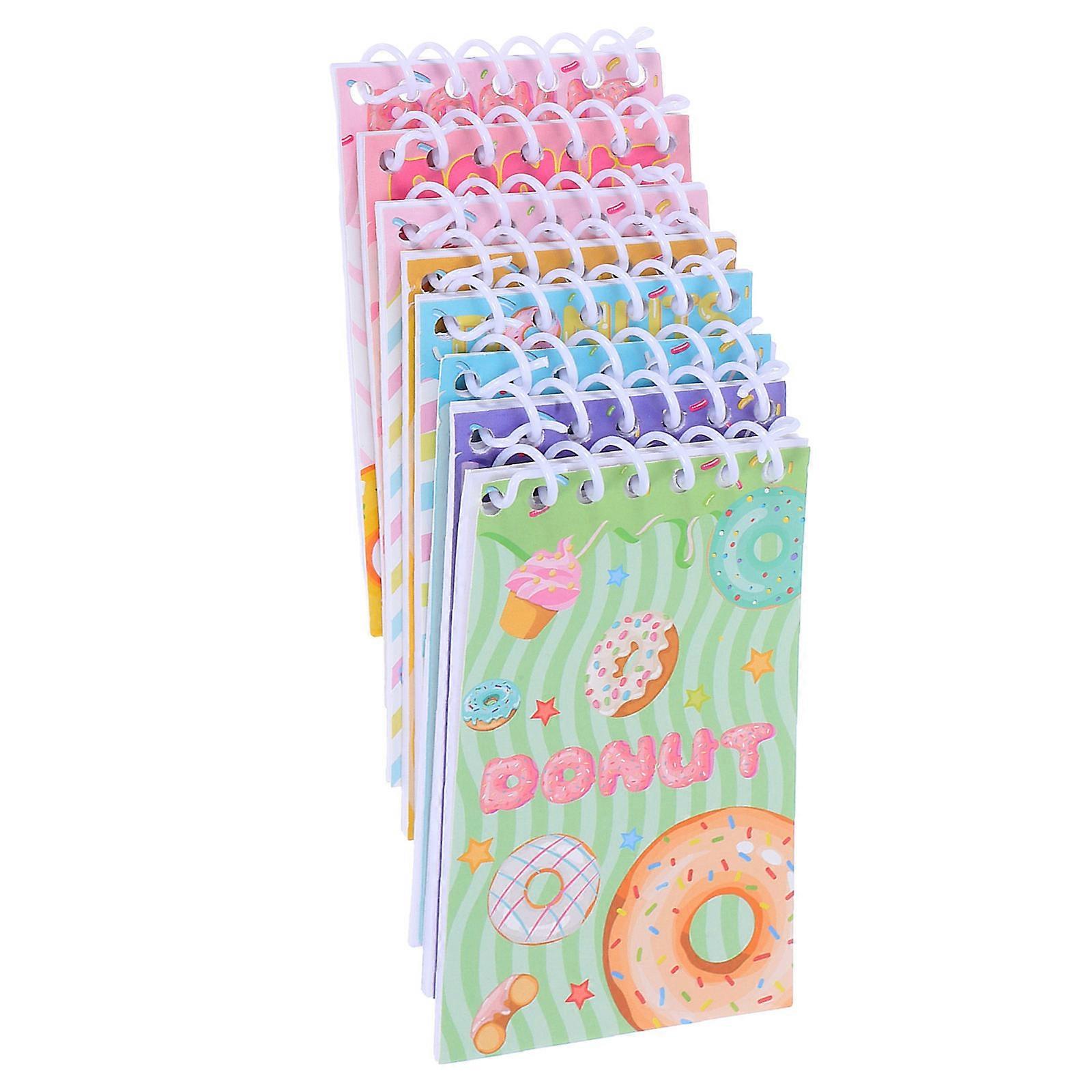 Team Spiral Notebooks Bulk Assorted Color For Students Daily Study 8Pcs