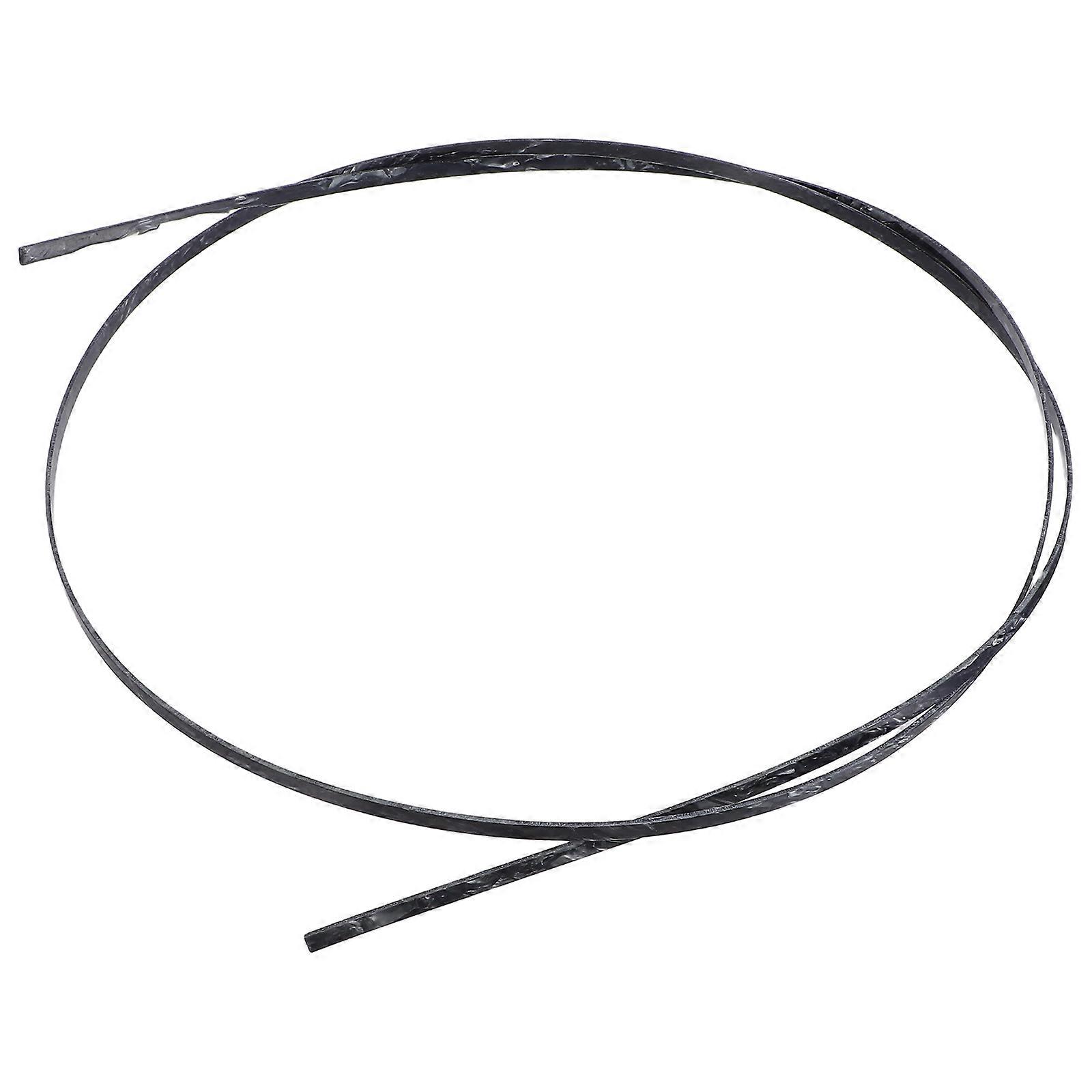 Guitar Binding Purfling Strips for Bass and Acoustic Guitar Parts Black Color for Guitar Trim and Inlay Work Suitable for Recording Sessions 1Set