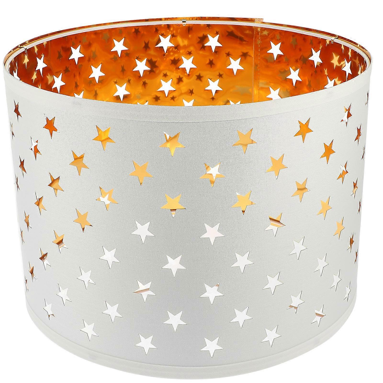 Decorative Lampshade Minimalist Modern Light Diffusion Polyester Cotton Iron TC Fabric 1Pcs
