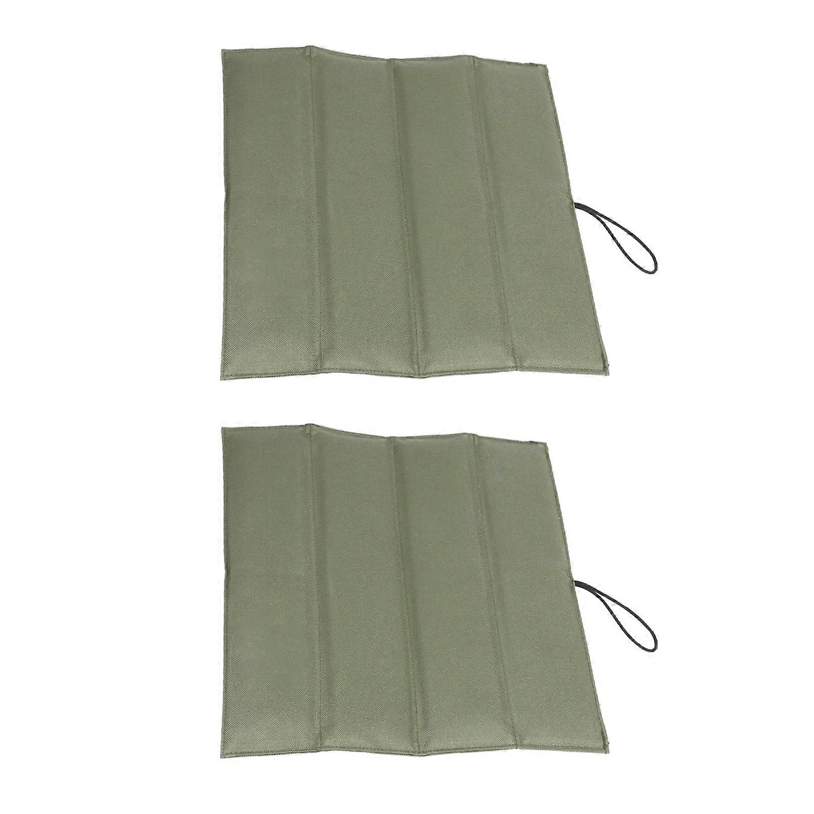 2 x comfortable foldable underlay, versatile outdoor cushion, multipurpose mat for hiking, picnics and beach Aa