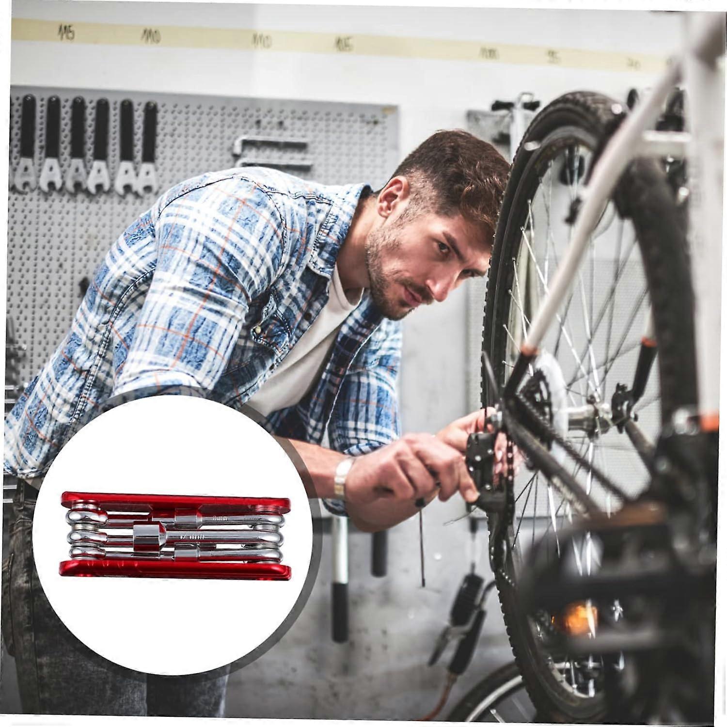 1 Set Foldable Socket Wrench Set for Bicycle Repairs, Multifunctional Tool Set for DIY Enthusiasts and Construction Industry
