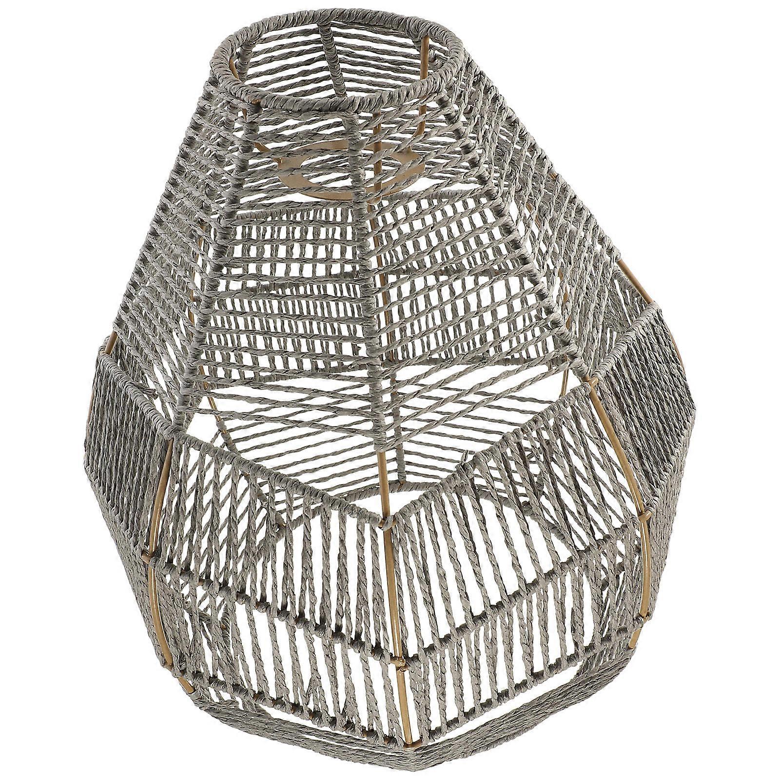 Lampshade For Ceiling Lamps Decorative Grey 32X28X28CM Diffuse Lighting 1Pack