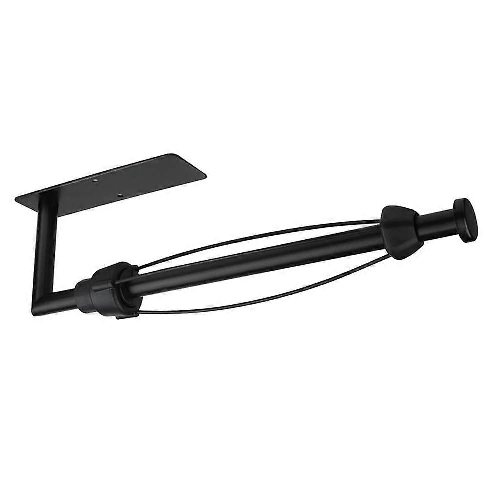 Bathroom Toilet Roll Towel Holder OneHanded Operation Wall Shelf with Damping Effect