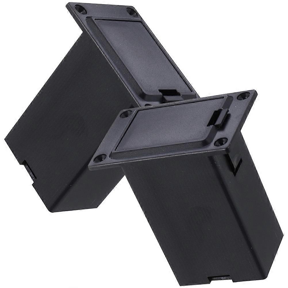 2pcs Lightweight Guitar Battery Holder for Acoustic Pickup – Easy Install, Space Saving Design for Music Enthusiasts