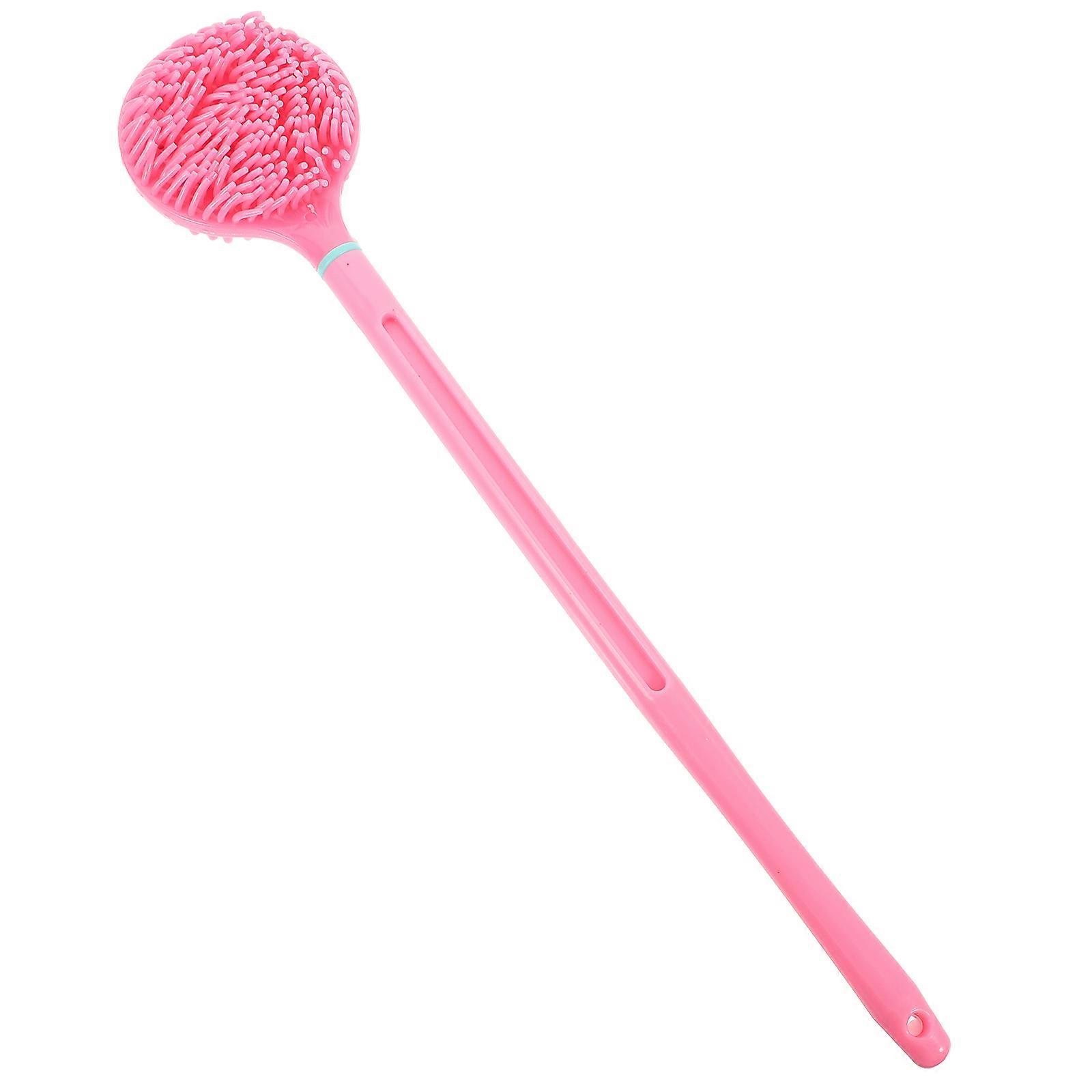 Multi-Functional Exfoliating Bath Brush Long Handle Bathing Brush Remove Dead Skin Stimulate Blood Circulation Silicone 1 Set