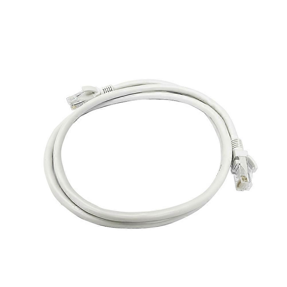 Long Ethernet Cord CAT6 Network Cable For Computer Servers And Printers White 10 Meters High-Speed 1Pcs