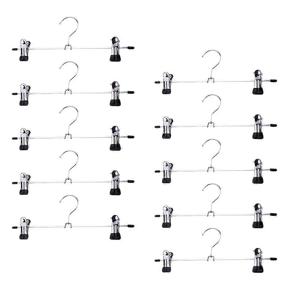 Multiple Pants Hanger Pants Hangers Clips Prevent Clothes from Falling Off Wardrobe Organization 28.5x10cm 10Set