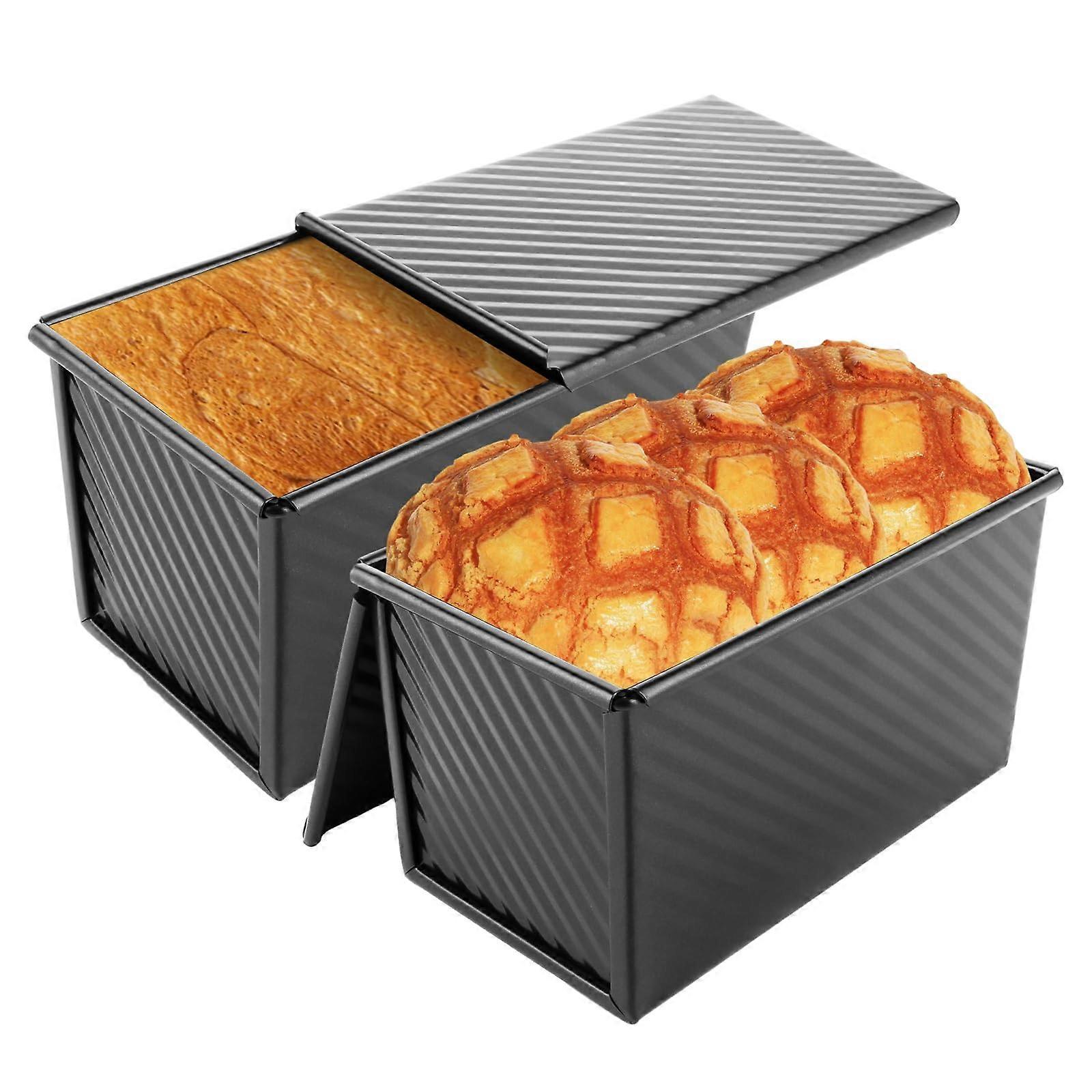 Gold Toast Bread Mould NonStick Baking Moulds 22x12x10cm