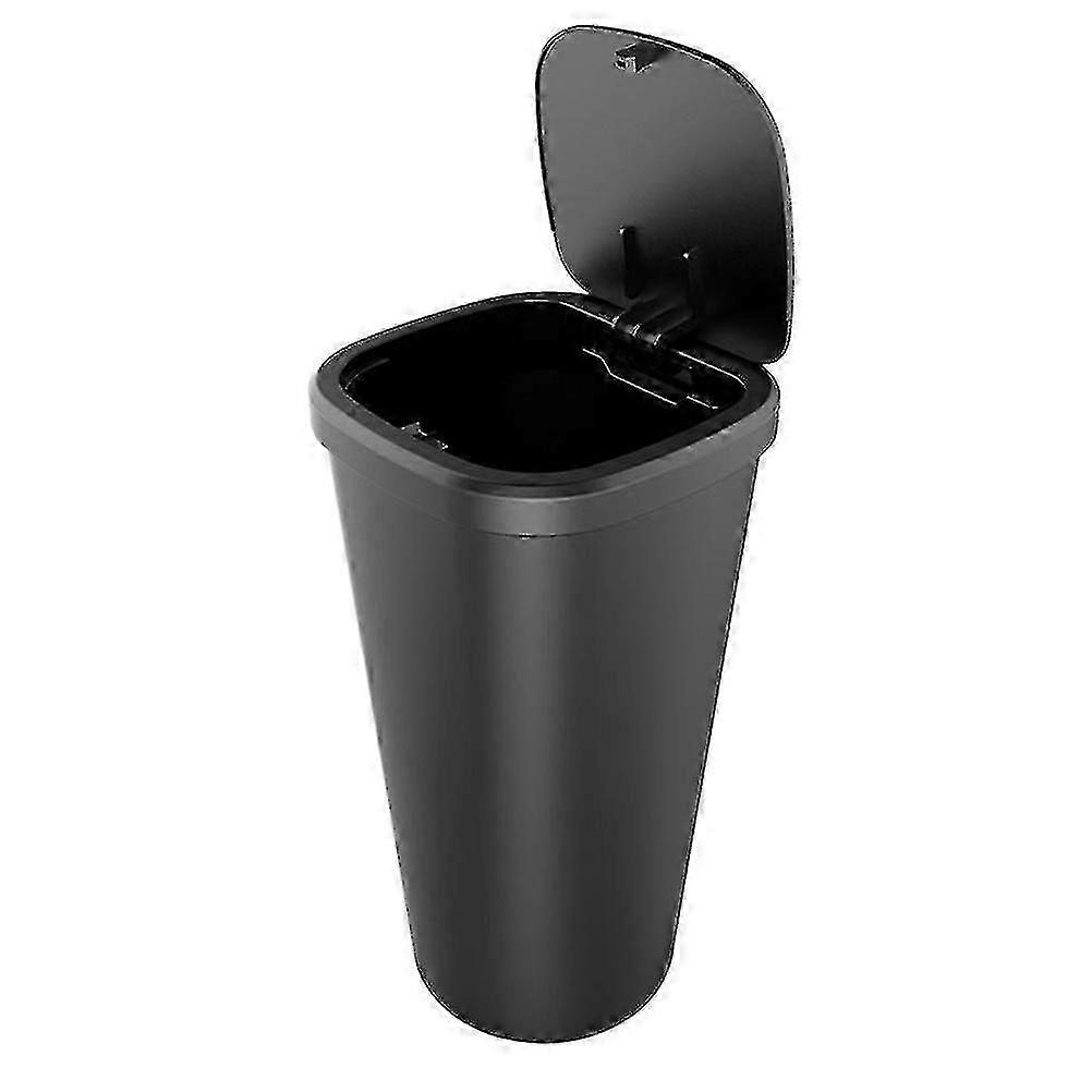 Car Small Trash Bin Organizer with Bottle Holder and Hanging Feature