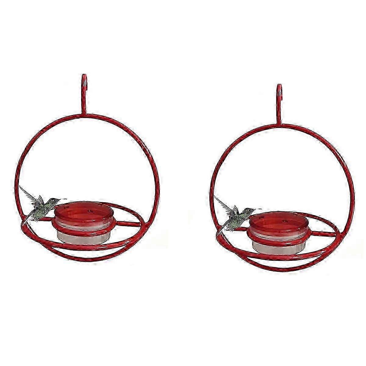 Stackable Hanging Bird Feeder with Metal Frame for Hummingbirds
