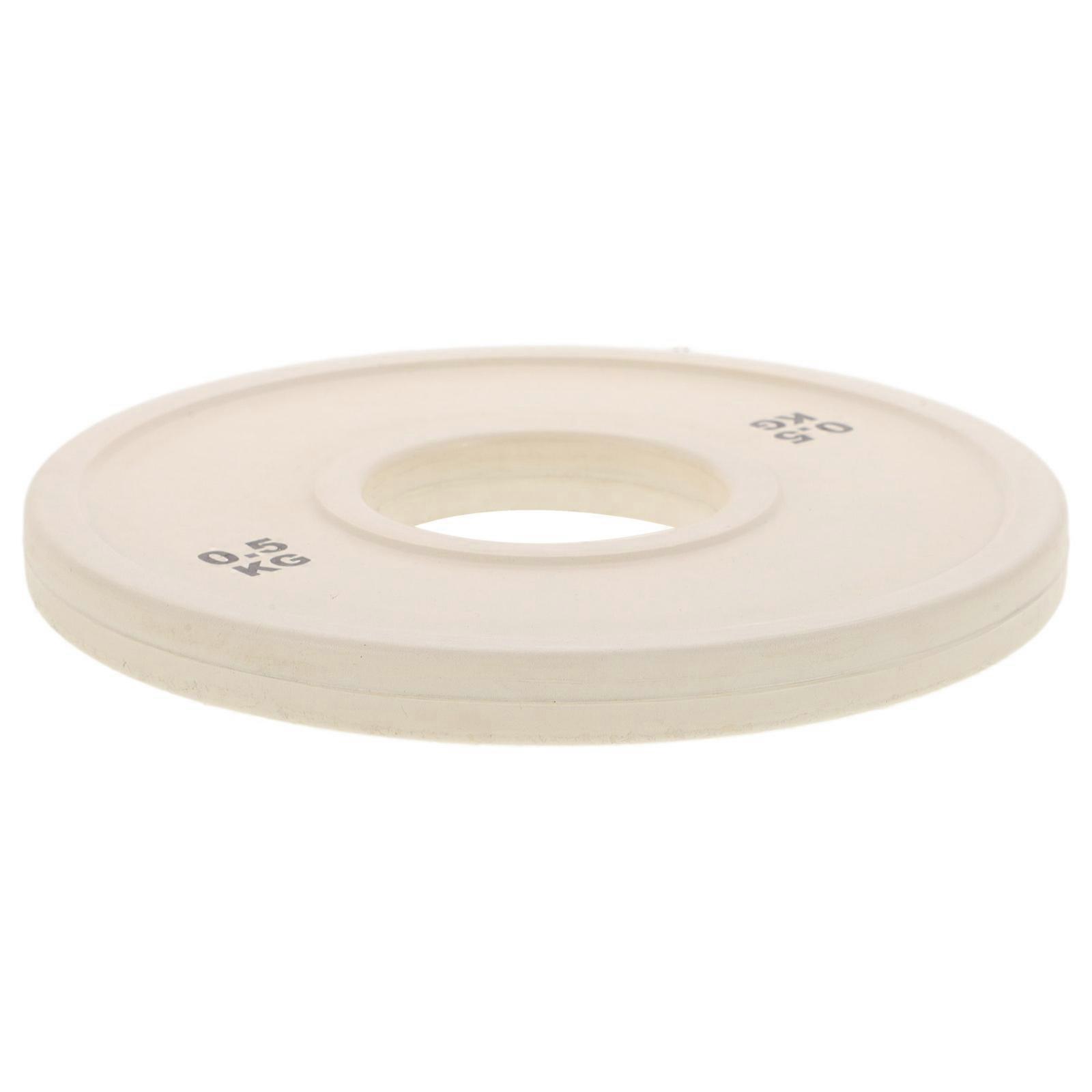 Rubber Weight Plate Practical Barbell Weights Strength Training Home Gym 1Pcs