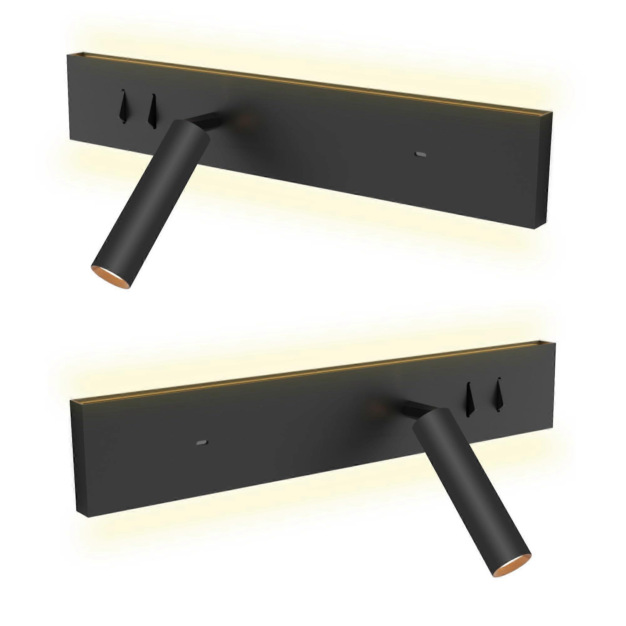 Kalb I Avay Bed Panel with USBC, Modern LED Wall Lamp, Flexible Reading Light with Charging Option, Night Light for Bedroom