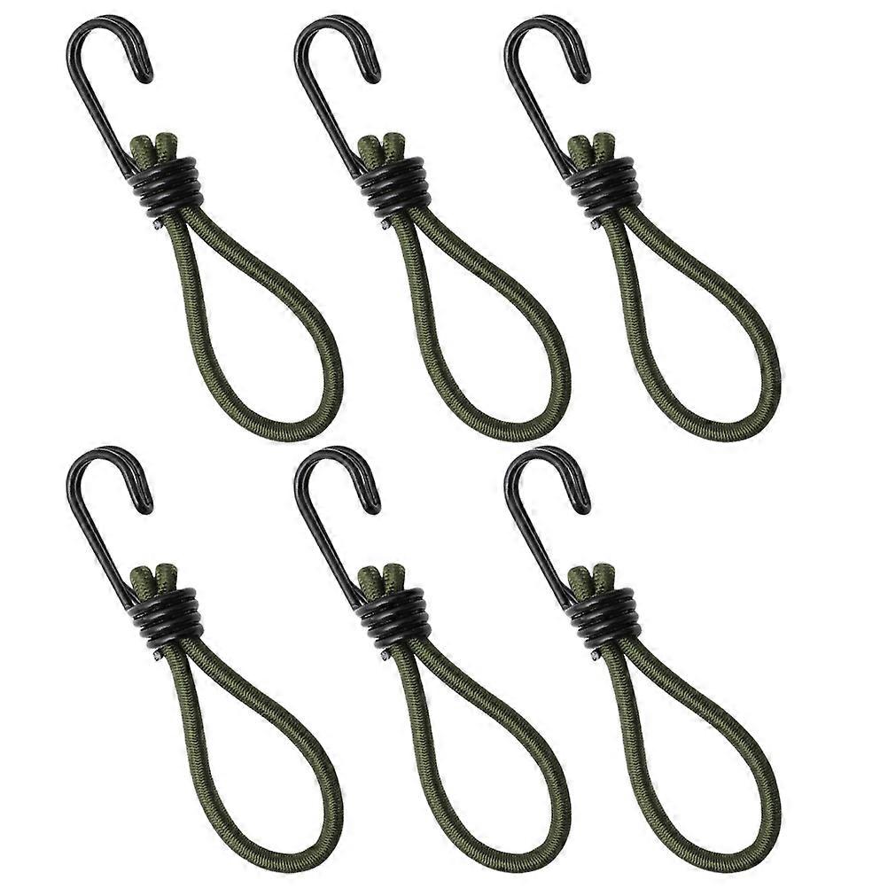 Camping Accessories Tent Holder Tight Buckle Outdoor Camp Adjustable Tension Elastic Rope Hook 15X4X2.8CM 6Pcs