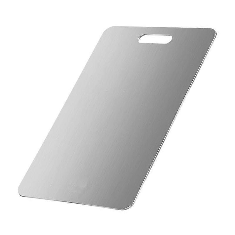 Chopping Board Silver S 30x20 cm Durable Titanium Material Kitchen Cutting Board