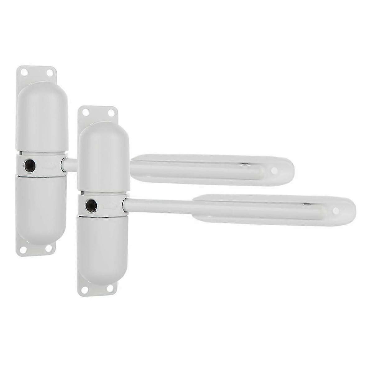 2PCS Automatic Spring Door Closer, Adjustable Hinge for Converting Hinged Doors to Self-Close
