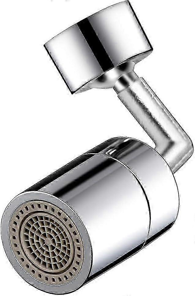 Rotatable Faucet Spray Head with Double O-Ring Design, Anti-Splash and Oxygen Enriched Foam Filter, 2 Modes