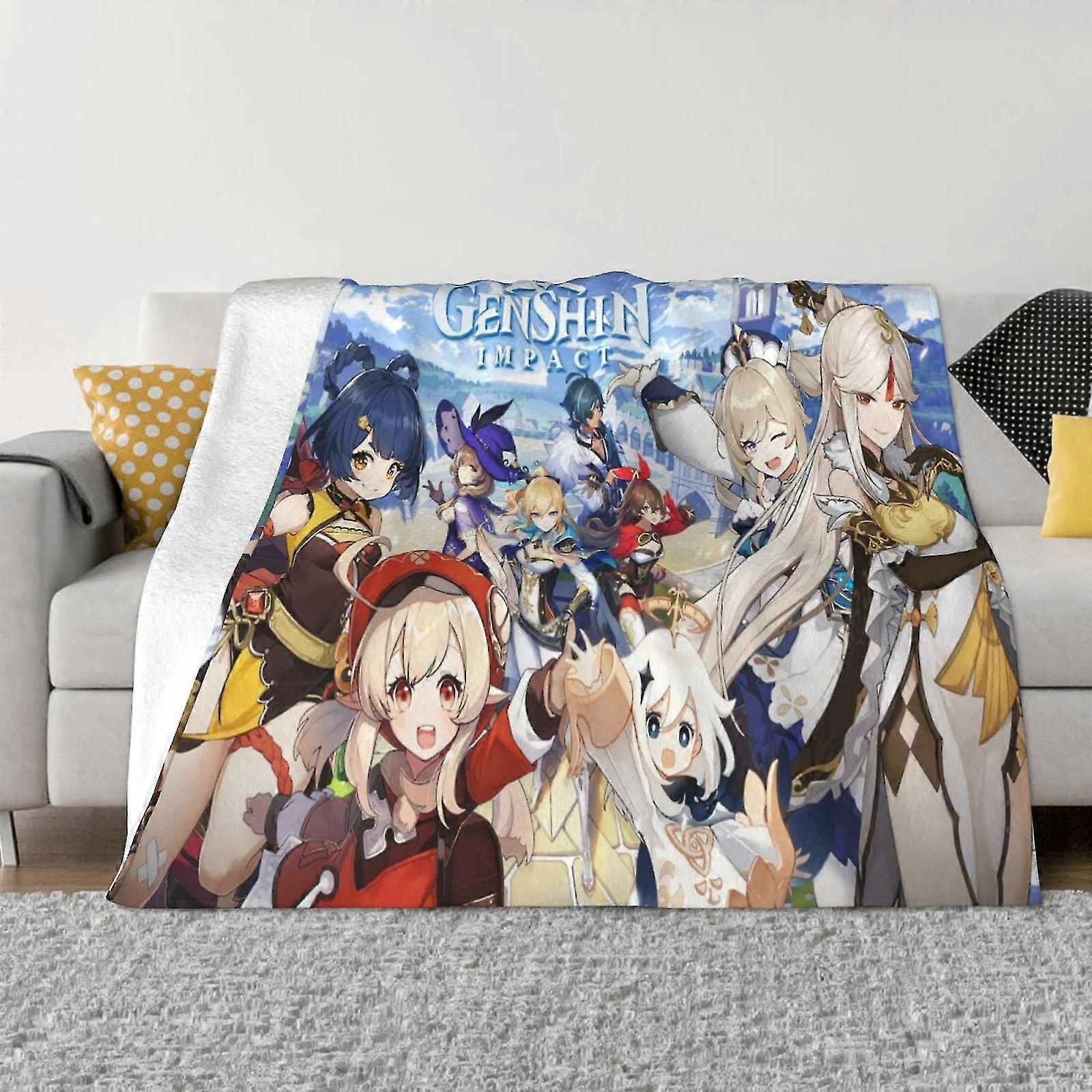 Ultra-Soft Micro Fleece Blanket Throw for All Seasons, Lightweight and Fuzzy for Home, Couch, Bed, and Office