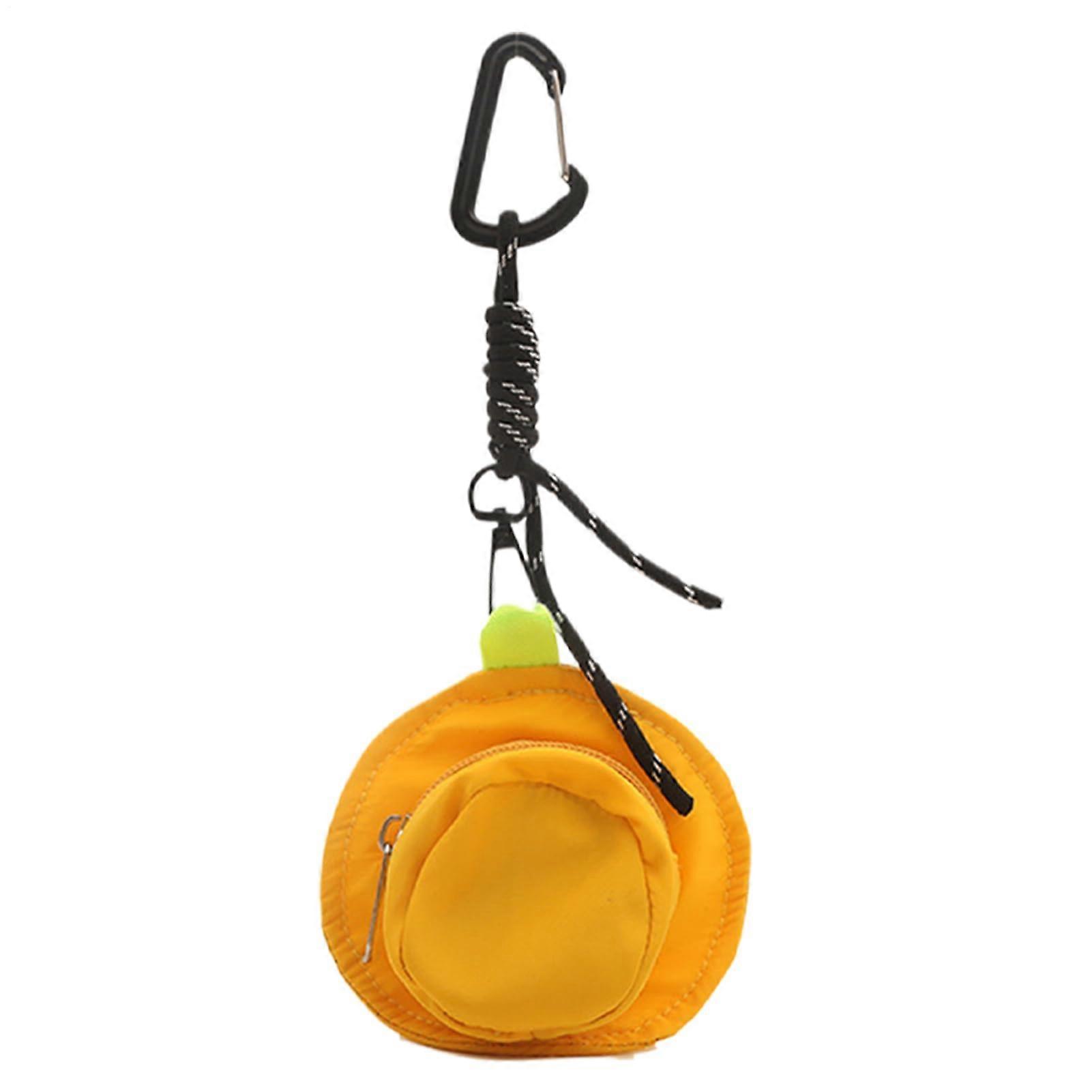 Portamonete Keychain  Mini Wallet with Hat  Elegant Storage Pouch for Keys, Coins