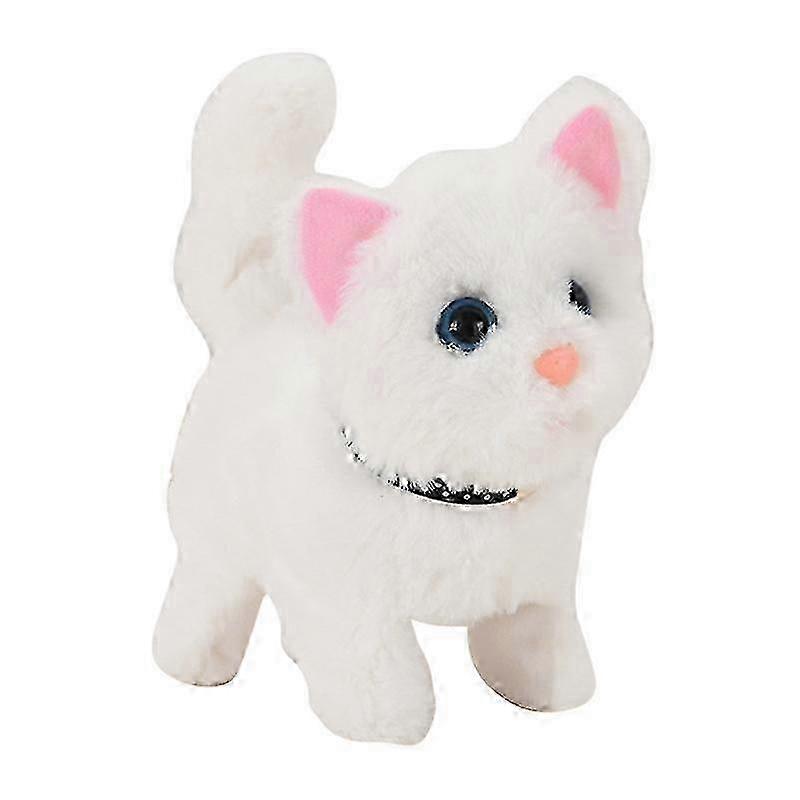 猫用ソフトぬいぐるみ電子ペットおもちゃ - 散歩とニャー