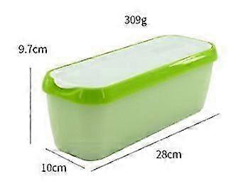 Ice Cream Containers, 1.5 Quarts Ice Cream Tubs with Lids, Freezer Storage Container for Sorbet, Frozen Yogurt and Gelato, Non-Slip Base, Dishwasher S