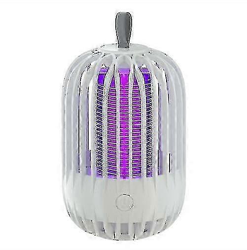 صاعق الحشرات في الأماكن المغلقة في الهواء الطلق ، مصباح حشرات فعال صغير محمول صغير ذبابة كهربائي صامت غير سام