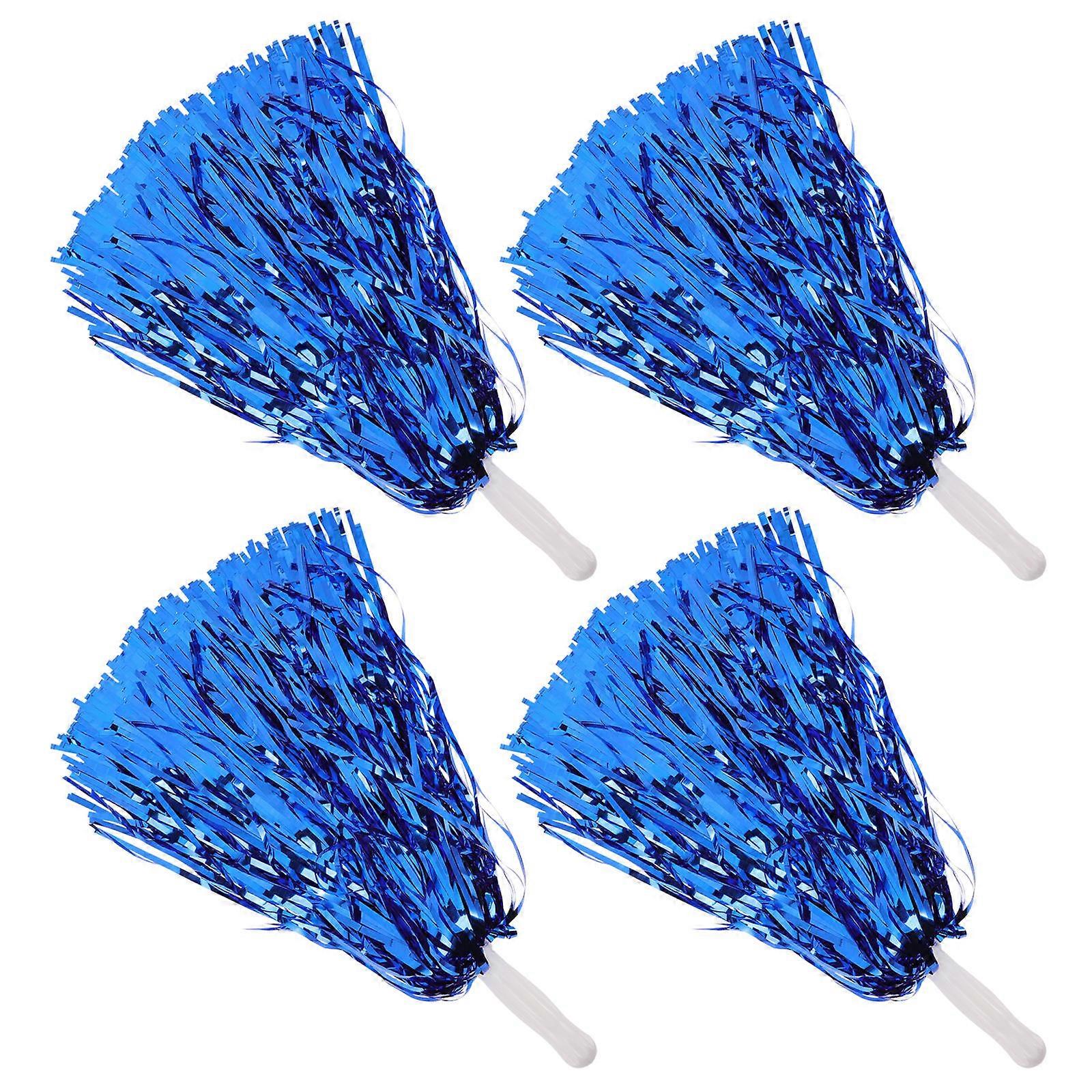 بومس بوم هتاف رقائق الألومنيوم الأسلاك المشجع بوم بومس لعروض الرقص 30x20 سم 4 قطع