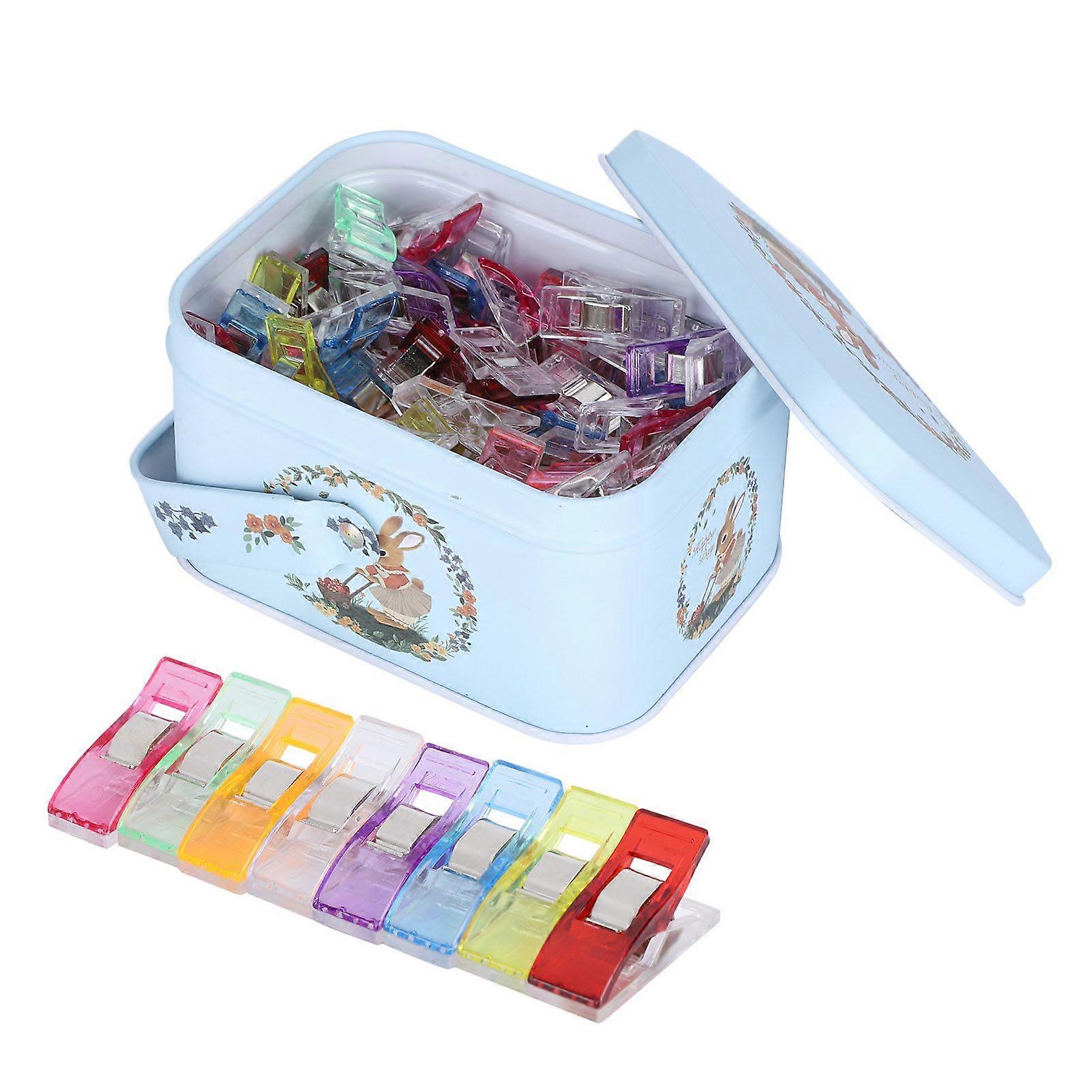 2025 أحدث موديل 100 قطعة مقاطع هدف DIY قماش بلاستيكي ملون