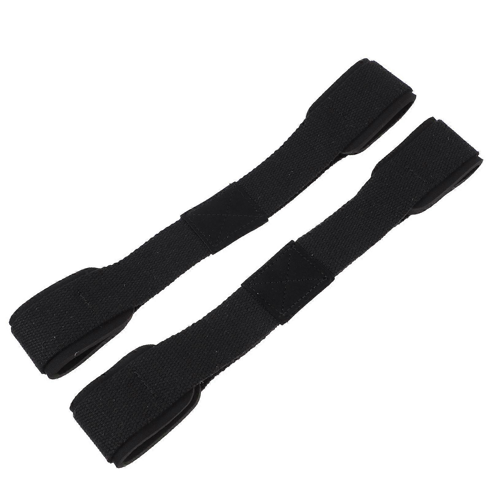 Black Fitness Resistance Band Made of Nylon for Exercise Comfortable Lightweight Portable Practical
